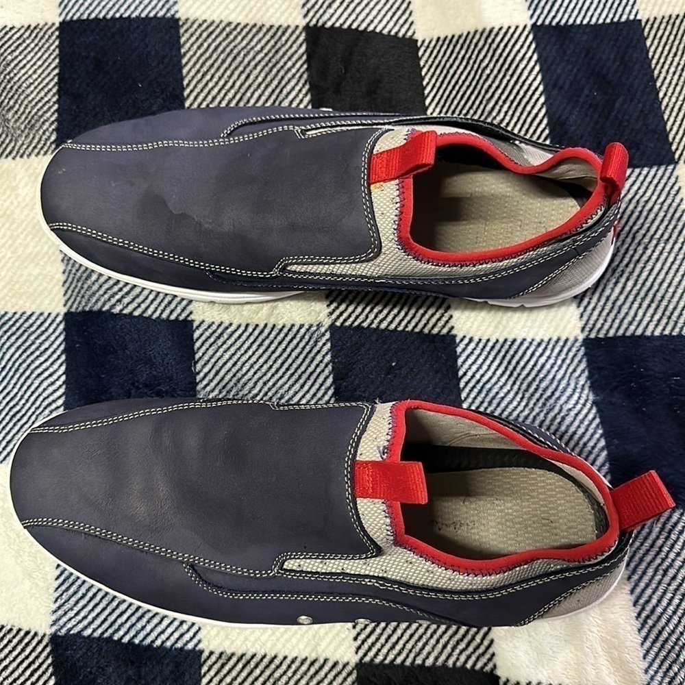 MENS Cole Haan Leather Boat Shoes Slip On Sz 9.5 - Picture 5 of 9